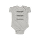 Infant "History Repeats" Bodysuit - Onesie