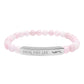Pulsera elástica YFL de piedra natural grabada - Pulsera de cuentas curativas