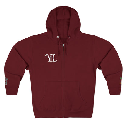YFL Zip-Up Hoodie — Front & Back Print