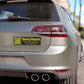 "History Repeats" Car Magnet — Black & Yellow Vehicle Sign